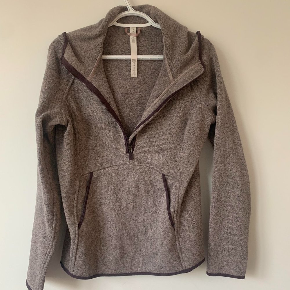 Lululemon purple half-zip hoodie
